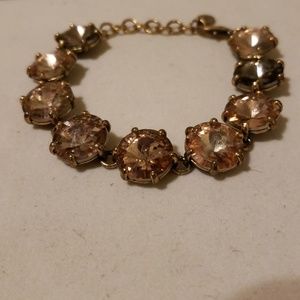 Stella and Dot Peach Sparkle Bracelet